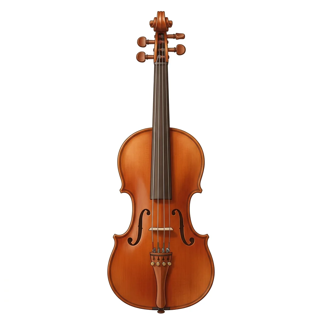Parts of a violin diagram